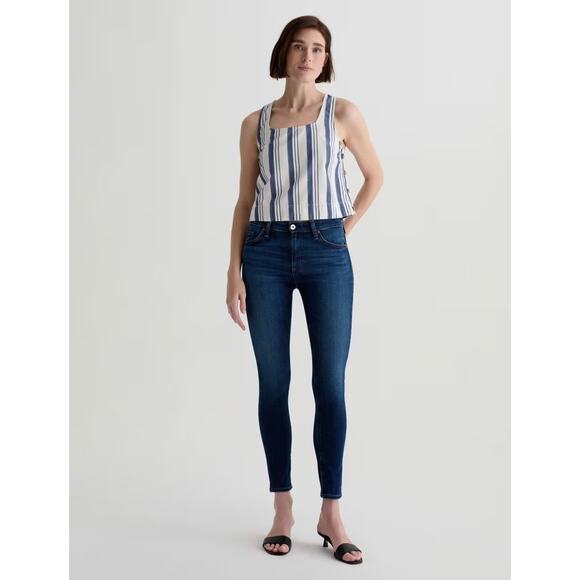 AG Adriano Goldschmied Farrah High Rise Ankle Skinny Jeans 29R Classic Fall - Picture 1 of 10